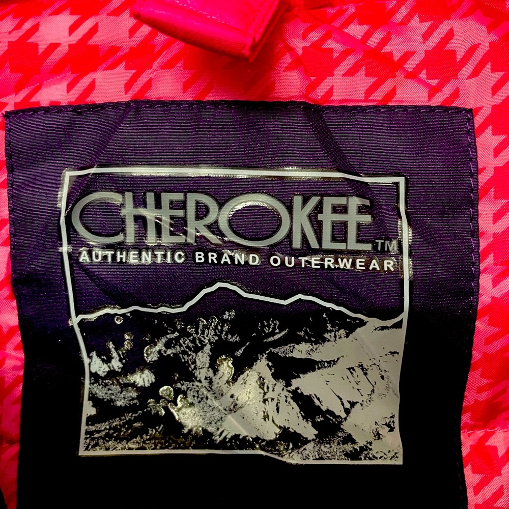 CHEROKEE PURPLE & PINK WINTER DETACHABLE HOODIE JACKET FOR WOMEN’S - Picture 8 of 8